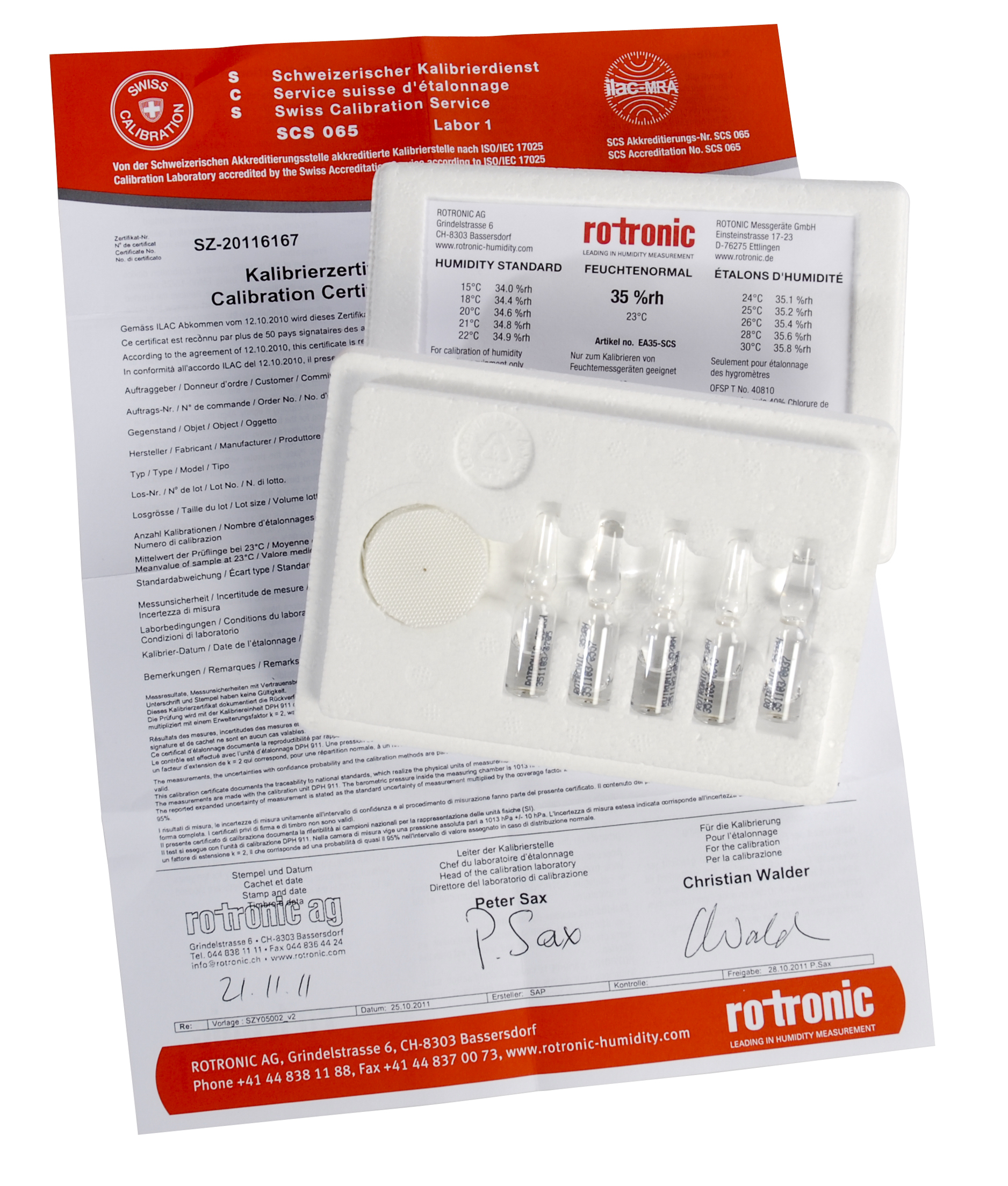 Humidity Standards and Calibration Devices - Rotronic - 3