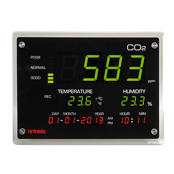 Rotronic CO2 Display for Indoor Air Quality Monitoring - 2