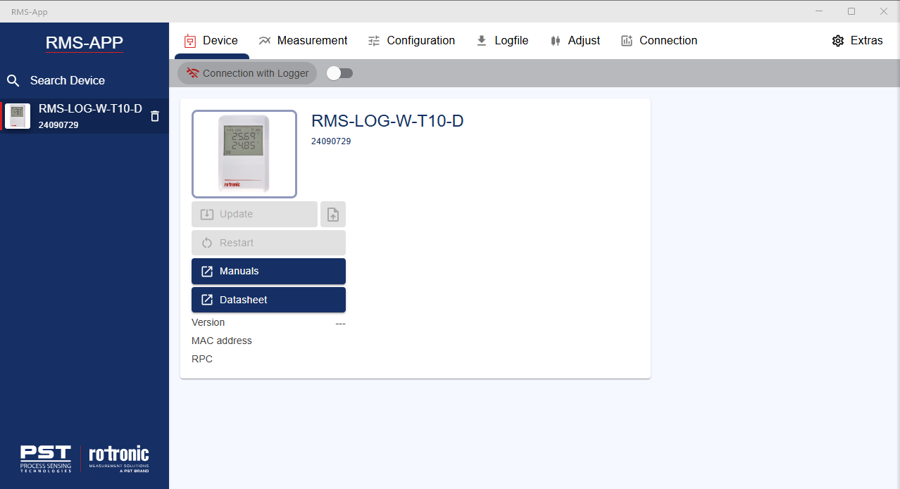 RMS-App fast results